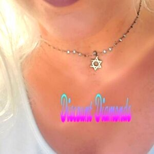 Unisex - Stainless Steel Vintage Star of David Pendant / Necklace